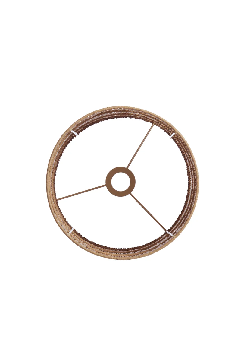 Shade cylinder 30-30-40 cm LANZANO raffia natural