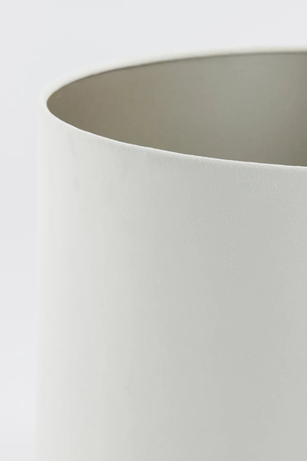 Shade cylinder 25-25-18 cm VELOURS off white