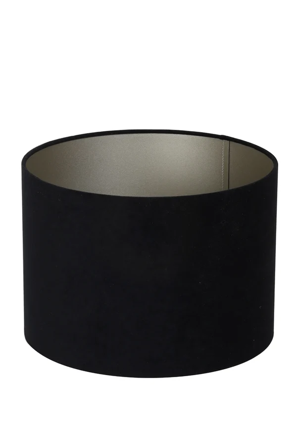 Shade cylinder 25-25-18 cm VELOURS black-taupe