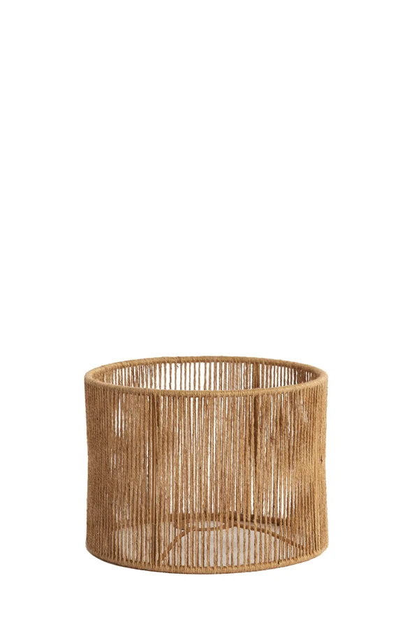 Shade cylinder 25-25-18 cm TOSSA jute natural