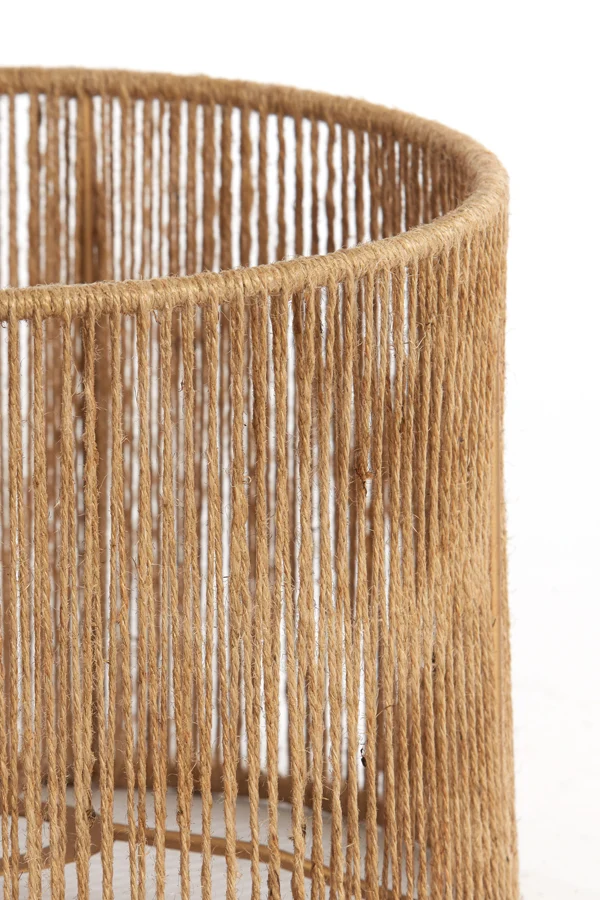 Shade cylinder 25-25-18 cm TOSSA jute natural