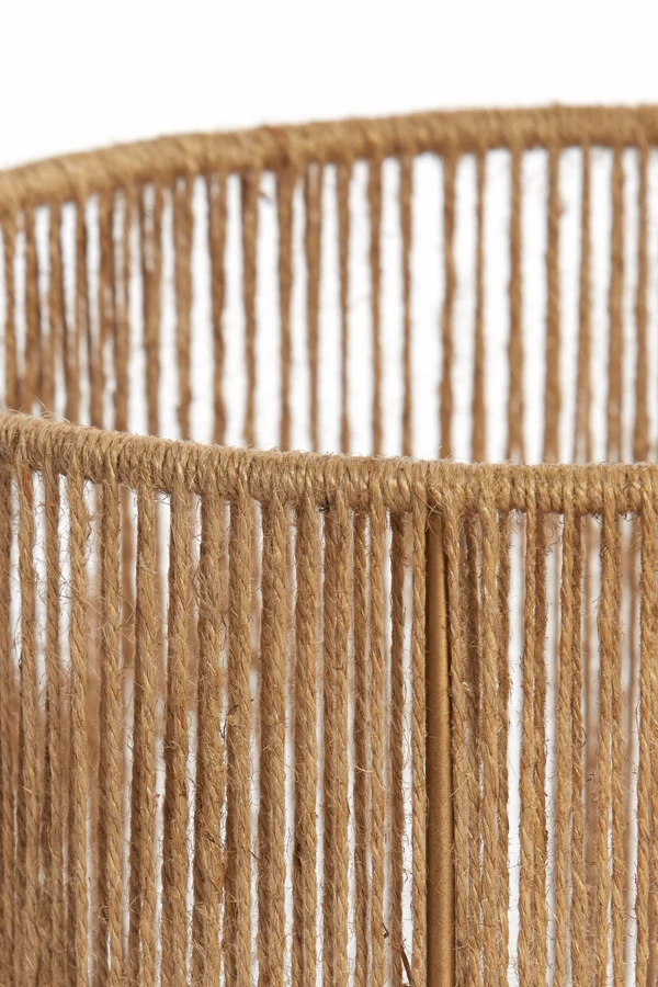 Shade cylinder 25-25-18 cm TOSSA jute natural