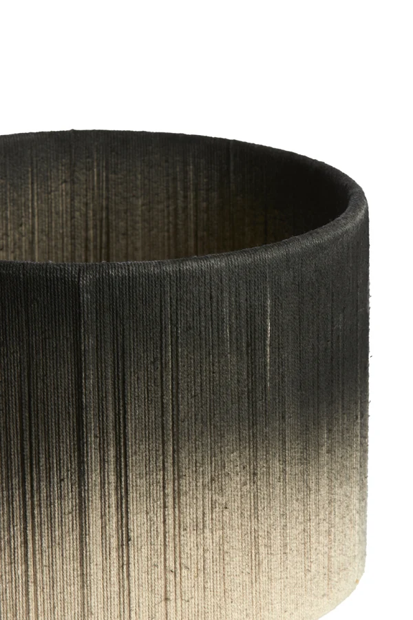 Shade cylinder 25-25-18 cm TOSSA black-cream
