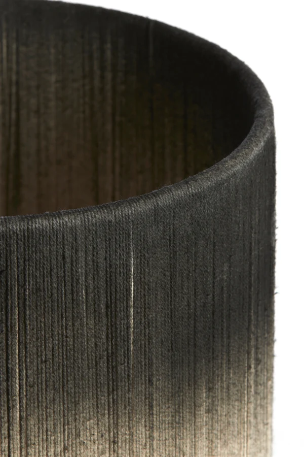 Shade cylinder 25-25-18 cm TOSSA black-cream