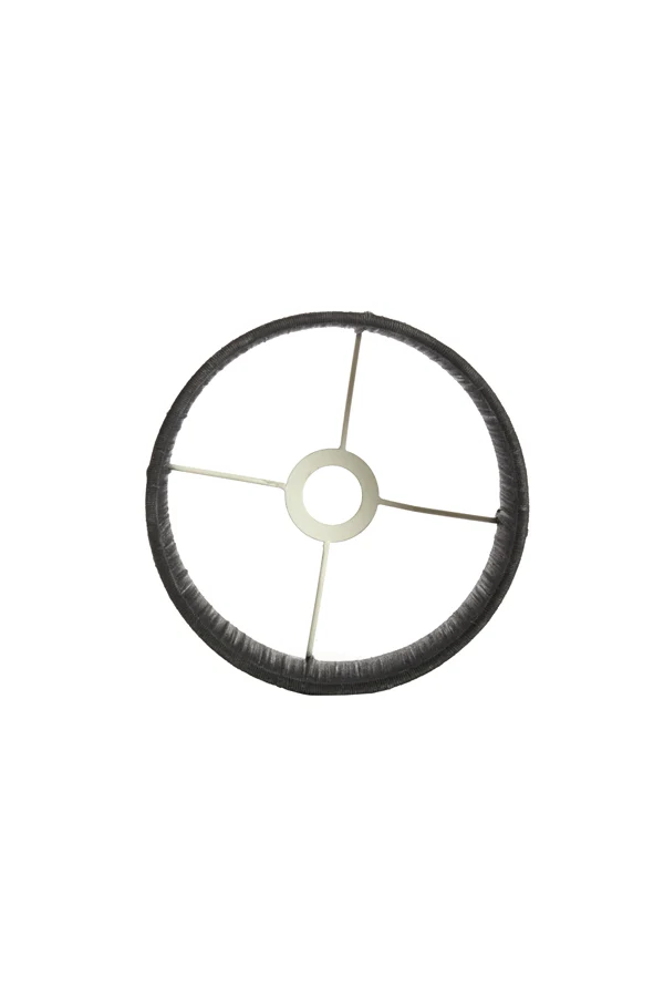 Shade cylinder 25-25-18 cm TOSSA black-cream