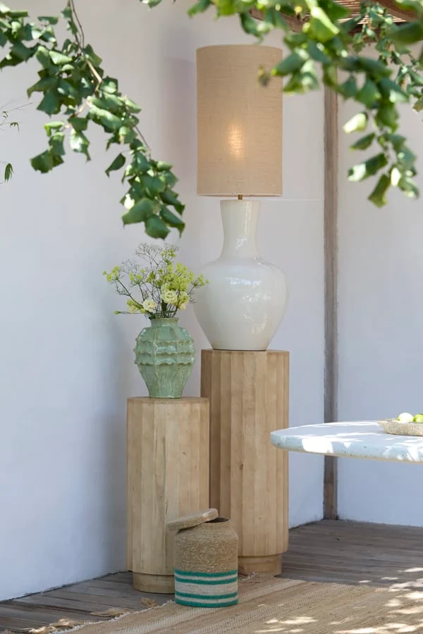 Pillar 35x80 cm ELLENA wood matt natural