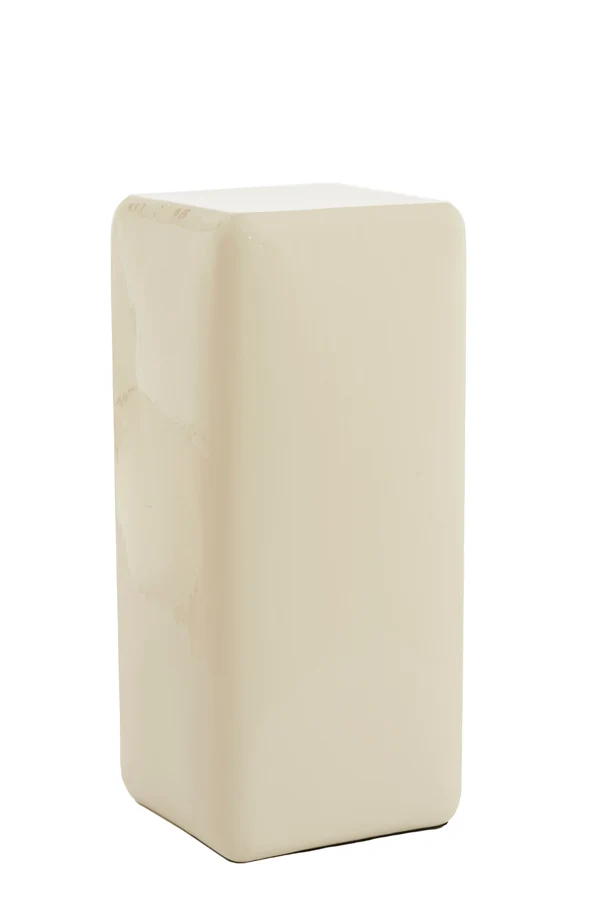Pillar 35x35x80 cm FABI shiny cream