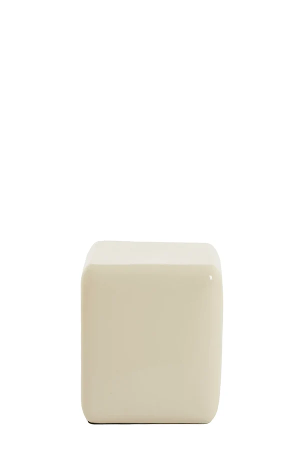 Pillar 35x35x40 cm FABI shiny cream