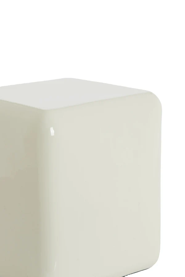 Pillar 35x35x40 cm FABI shiny cream