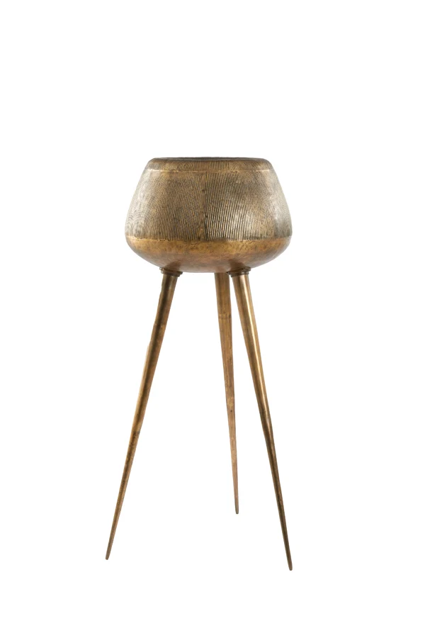 Pot on base deco 75x149 cm MARIELLE gold