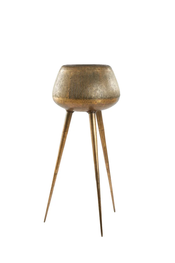 Pot on base deco 75x149 cm MARIELLE gold