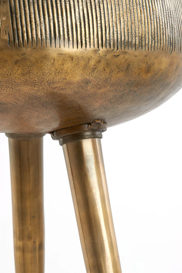Pot on base deco 75x149 cm MARIELLE gold