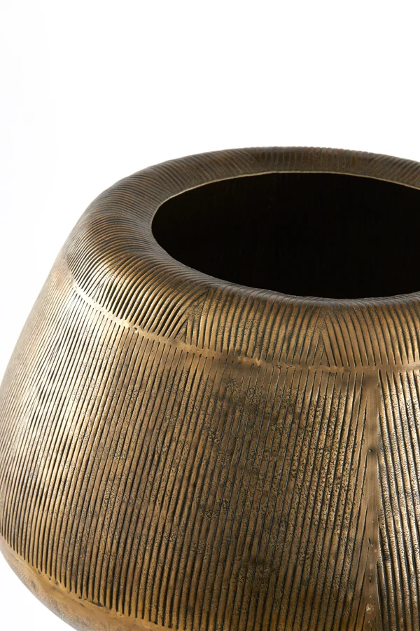 Pot on base deco 75x149 cm MARIELLE gold