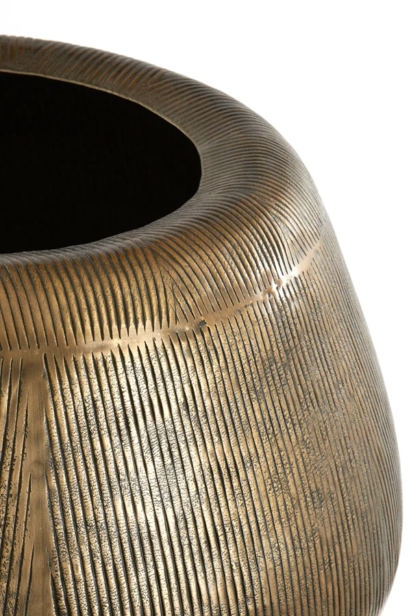 Pot on base deco 75x149 cm MARIELLE gold