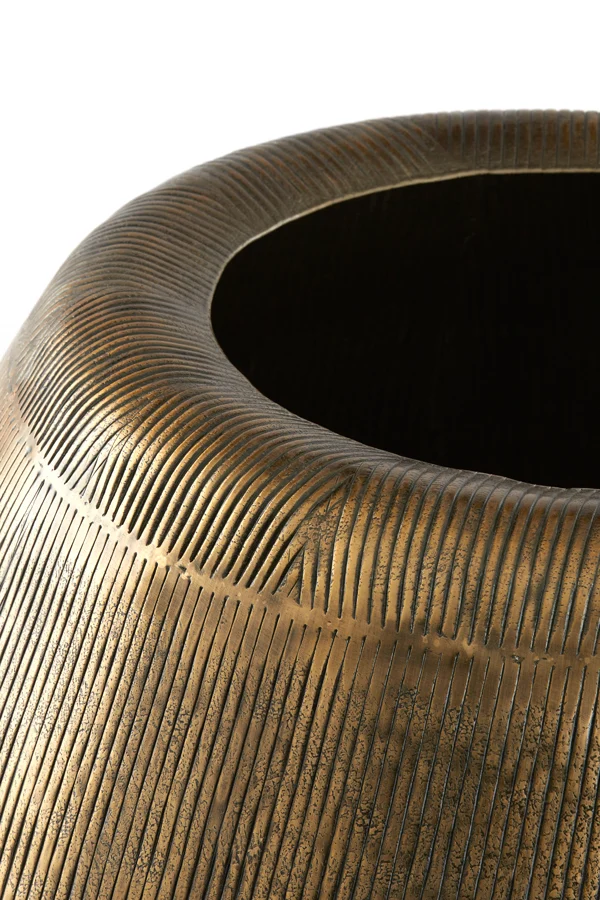 Pot on base deco 75x149 cm MARIELLE gold