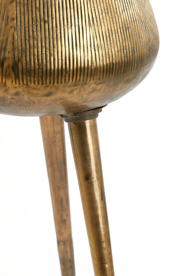 Pot on base deco 44x124 cm MARIELLE gold