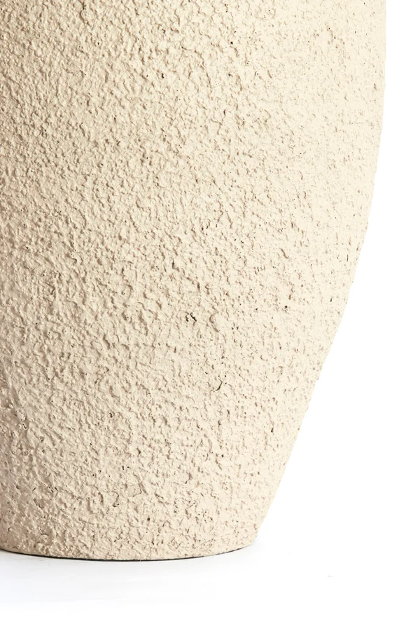 Pot deco S/3 30x46+40x55+52x71 cm SIROLO sand