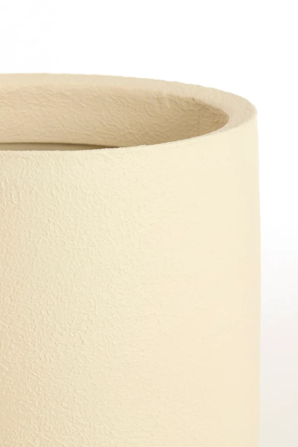 Pot deco S/3 30x46+40x55+52x71 cm SIROLO cream