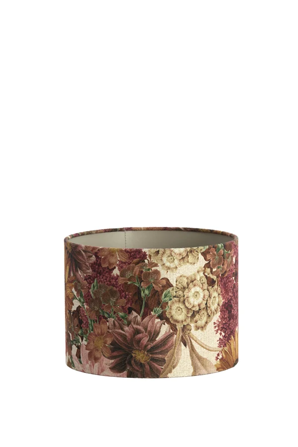Shade cylinder 25-25-18 cm ROSEWOOD white
