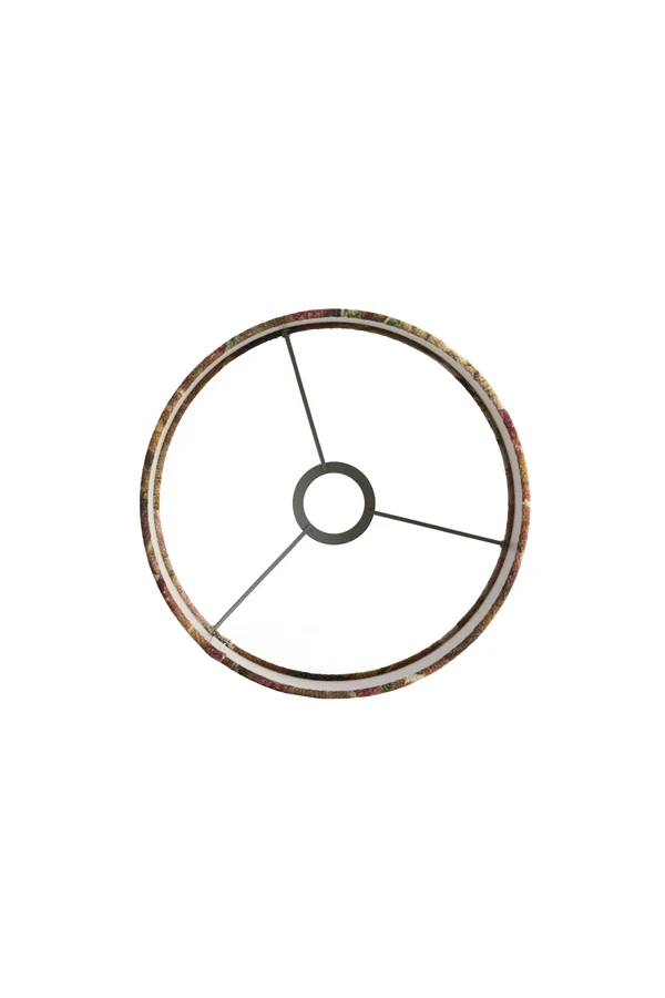 Shade cylinder 25-25-18 cm ROSEWOOD white