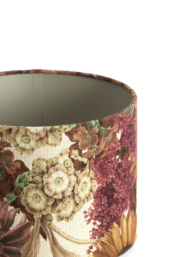 Shade cylinder 25-25-18 cm ROSEWOOD white