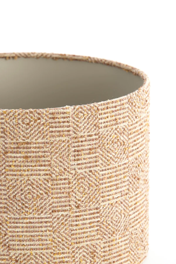 Shade cylinder 25-25-18 cm RAVI brown