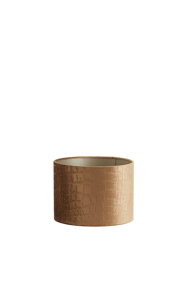 Shade cylinder 25-25-18 cm PRAYA brown
