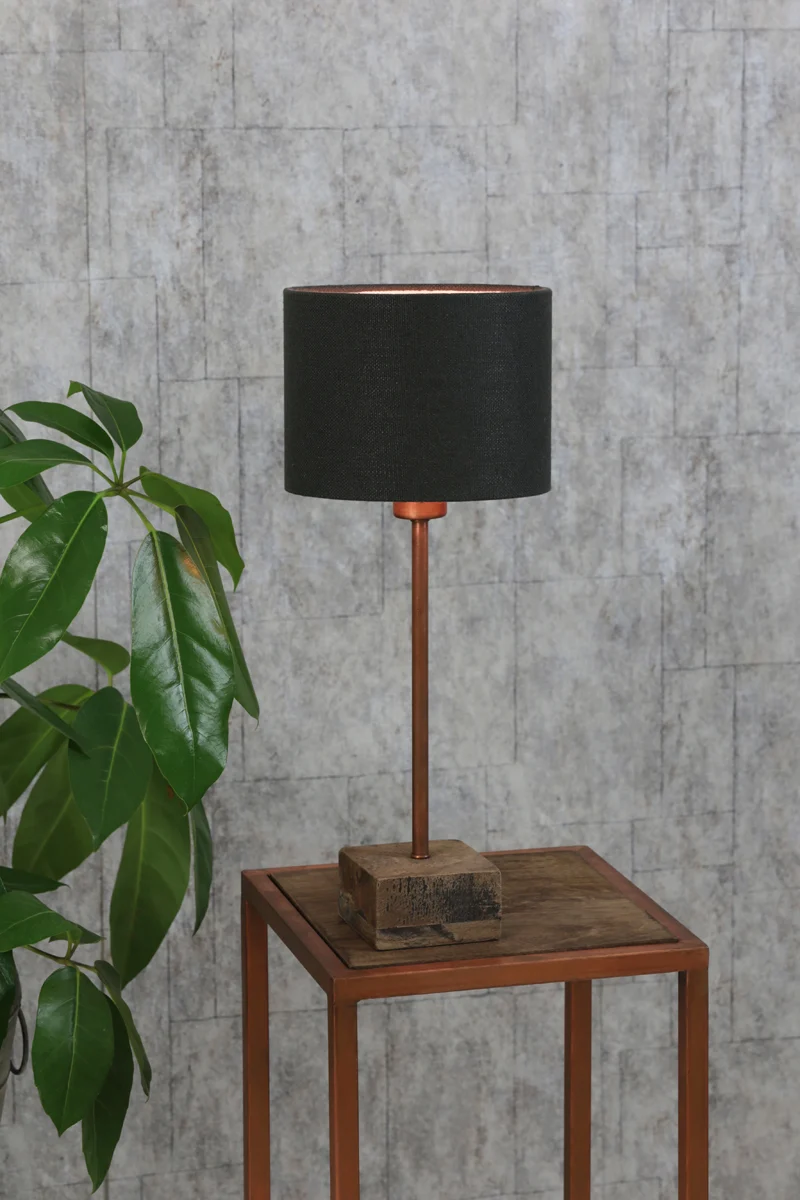 Shade cylinder 20-20-15 cm LIVIGNO anthracite