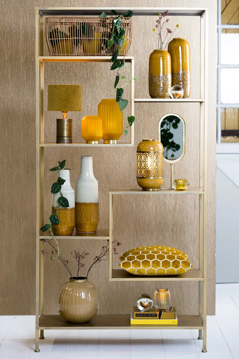 Shade cylinder 20-20-15 cm GEMSTONE gold