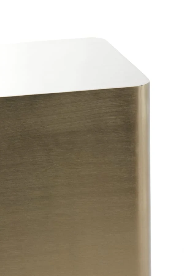 Pillar 35,5x35,5x100 cm ALURIO nickel satin