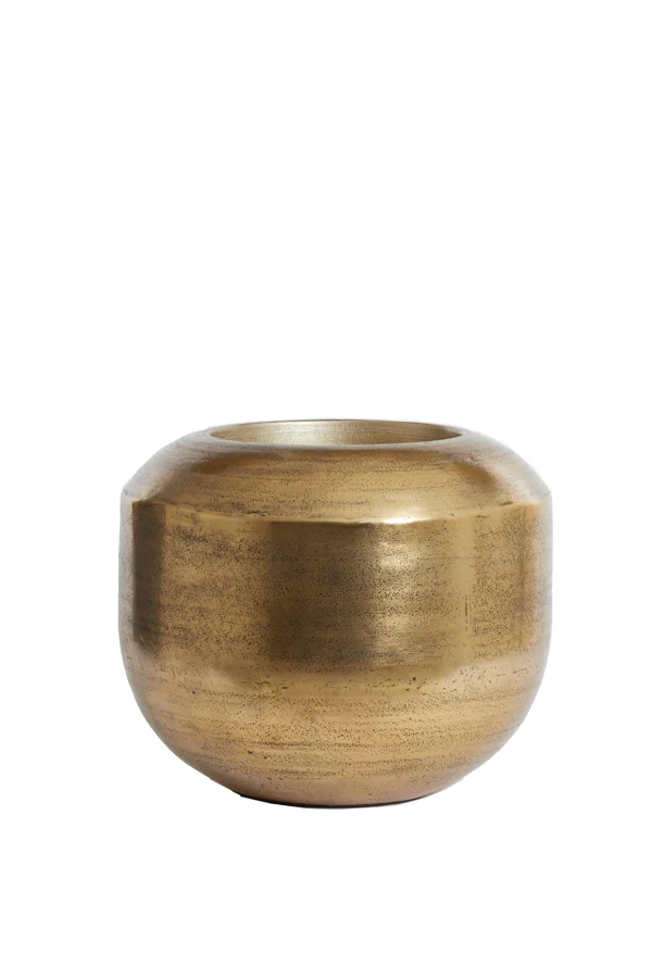 Pot deco 53x41 cm LOUIE antique gold