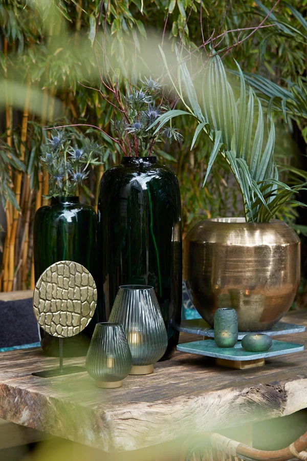 Pot deco 53x41 cm LOUIE antique gold
