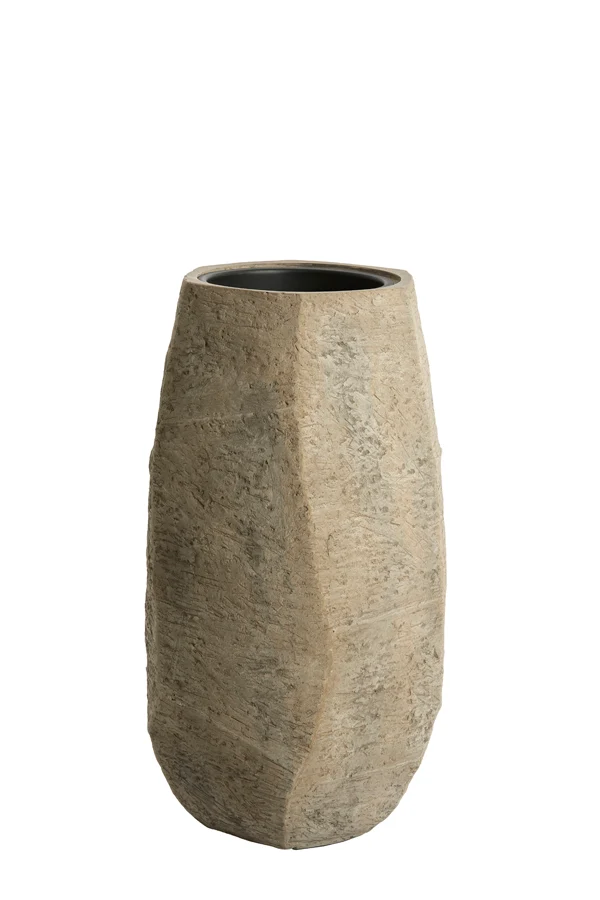 Pot deco 50x47x88 cm AGELO taupe