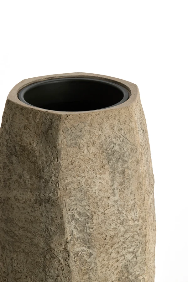Pot deco 50x47x88 cm AGELO taupe