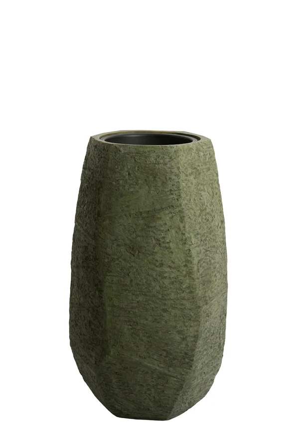 Pot deco 50x47x88 cm AGELO olive green