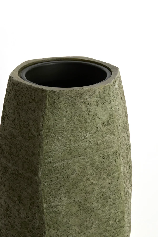 Pot deco 50x47x88 cm AGELO olive green