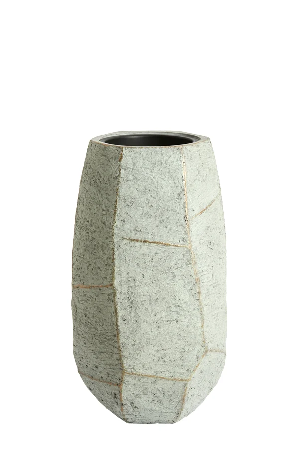 Pot deco 50x47x88 cm AGELO blue grey