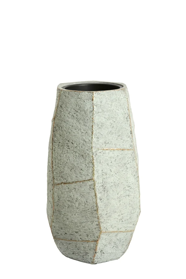 Pot deco 50x47x88 cm AGELO blue grey