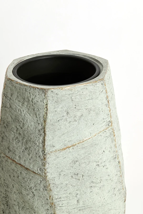 Pot deco 50x47x88 cm AGELO blue grey