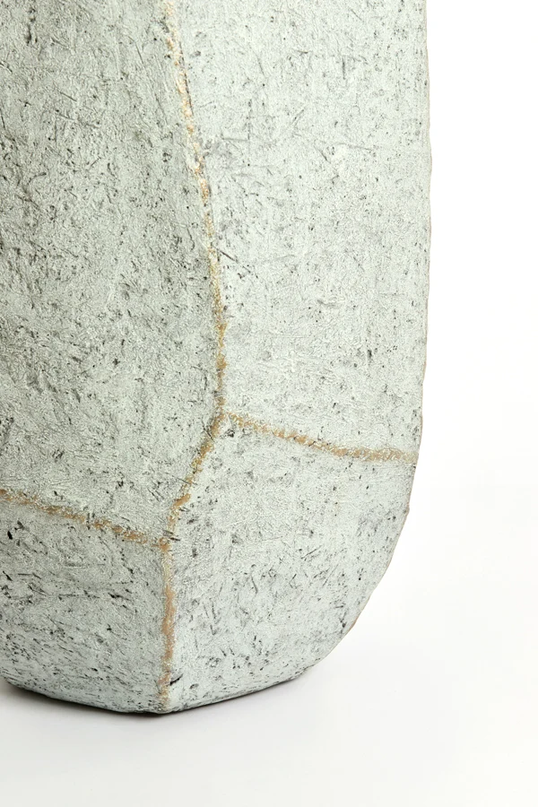 Pot deco 50x47x88 cm AGELO blue grey