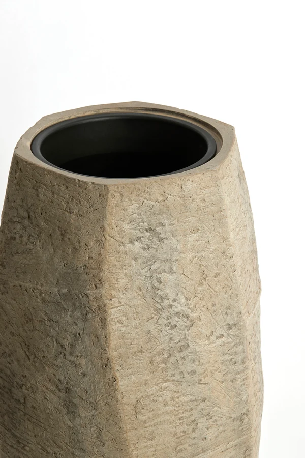 Pot deco 50x47x105 cm AGELO taupe