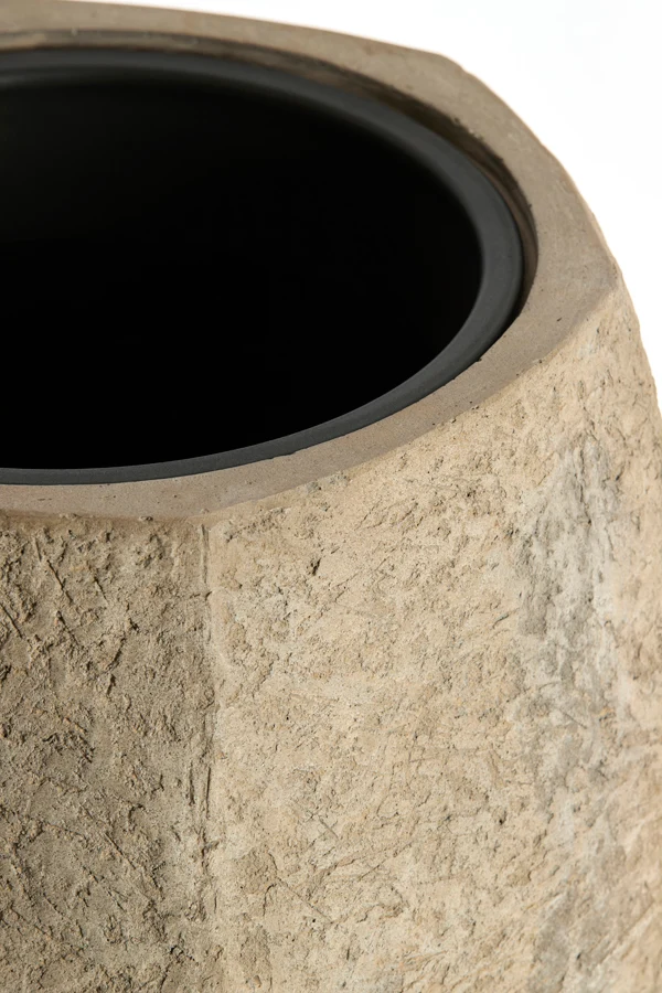 Pot deco 50x47x105 cm AGELO taupe
