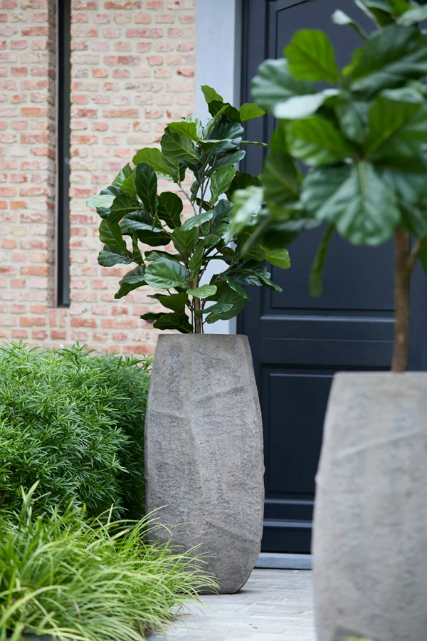 Pot deco 50x47x105 cm AGELO taupe