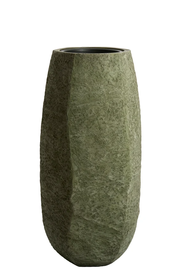 Pot deco 50x47x105 cm AGELO olive green