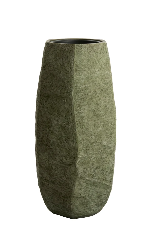 Pot deco 50x47x105 cm AGELO olive green
