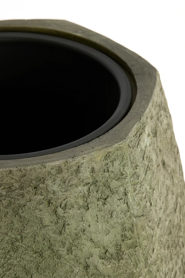 Pot deco 50x47x105 cm AGELO olive green