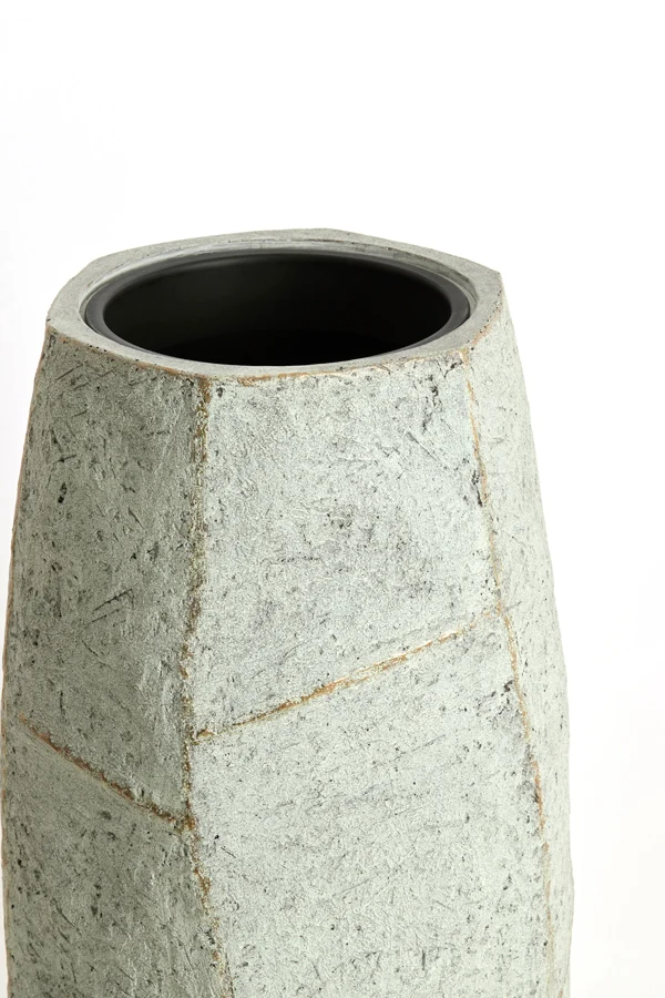 Pot deco 50x47x105 cm AGELO blue grey