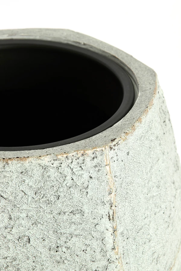Pot deco 50x47x105 cm AGELO blue grey