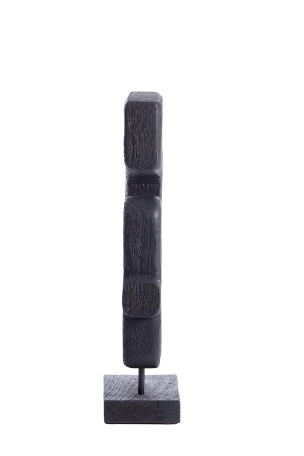 Ornament on base 20x9,5x38,5 cm SALA wood matt black