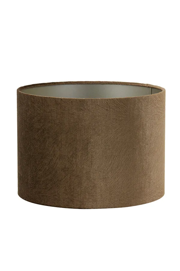 Shade cylinder 25-25-18 cm LUBIS brown